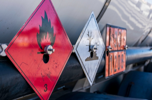 Hazardous Materials & Dangerous Goods truck
